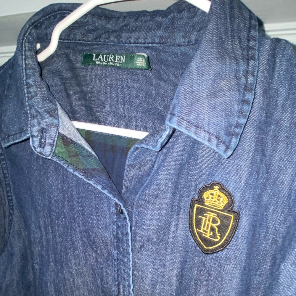 Gently work RL top! Super cute for fall